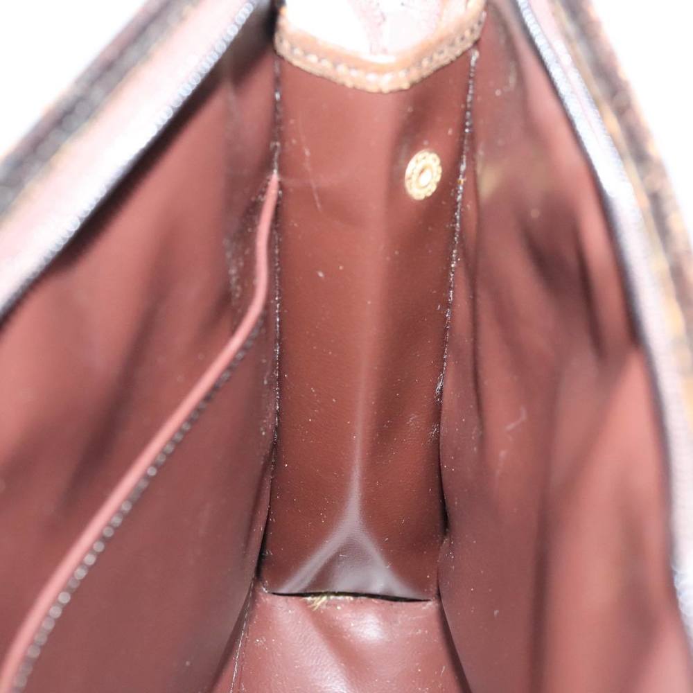 Burberrys Nova Check Clutch Bag Canvas Beige Auth ti2111 - Picture 11 of 16
